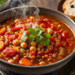 Spicy Moroccan Lentil Soup