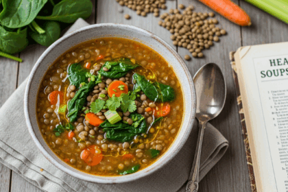 Lentil Soup With Spinach Recipe