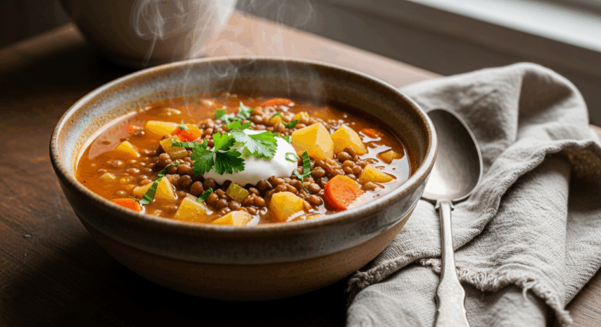 Lentil Potatoes Soup