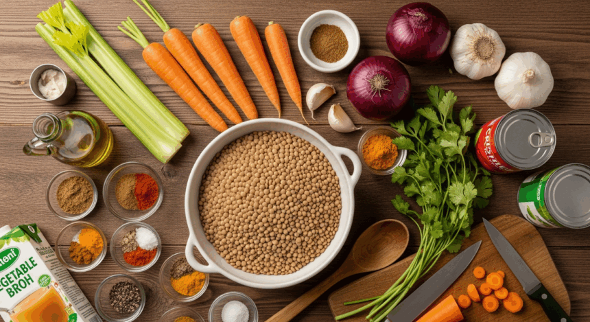 Lentil Soup Ingredients