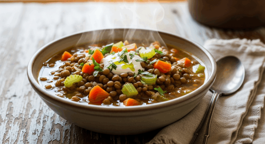 Lentil Soup With Carrots And Celery