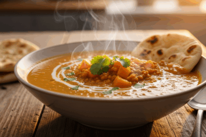 Curried Pumpkin Lentil Soup