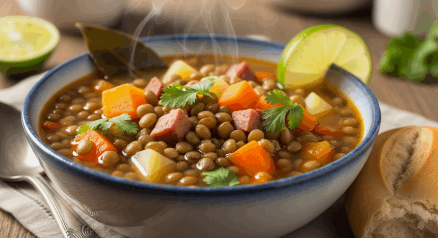 Puerto Rican Lentil Soup