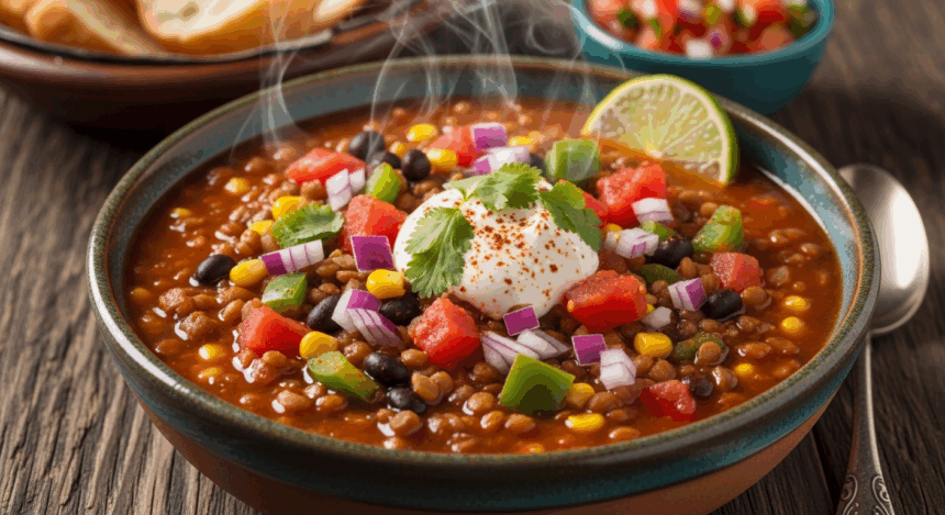 Lentil Mexican Soup