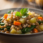 Lentil Barley Vegetable Soup