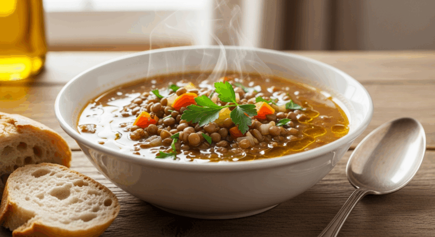 Lentil Soup Without Tomatoes