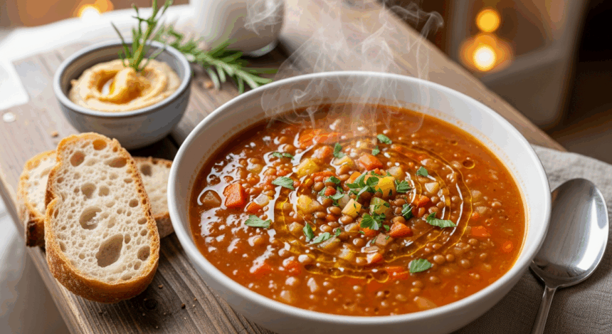 Lentil Soup With Vegetables