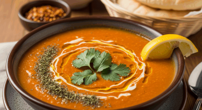Lebanese Red Lentil Soup