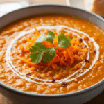Spiced Carrot And Lentil Soup