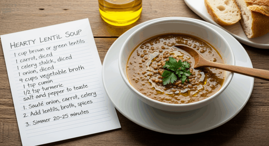 Simple Lentil Soup Recipe