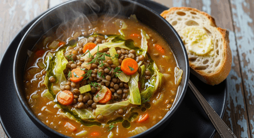 Lentil And Cabbage Soup