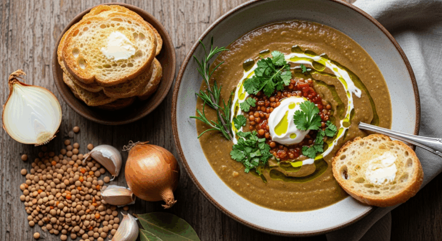 Creamy Lentil Soup Recipe