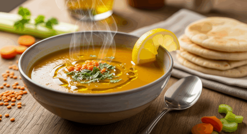Middle Eastern Lentil Soup Recipe