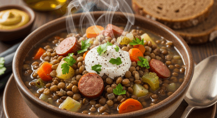 German Lentil Soup Recipe