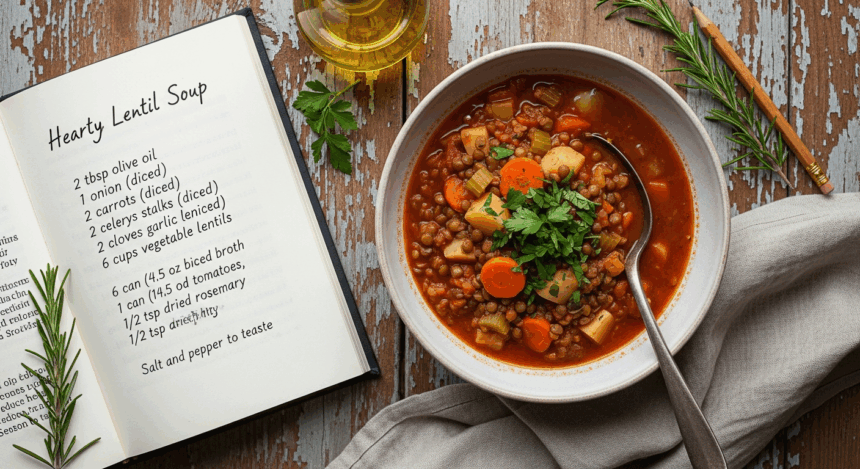 Vegetable Lentil Soup Recipe