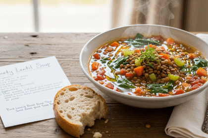 Lentil Vegetable Soup Recipe