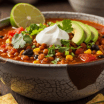 Lentil Taco Soup