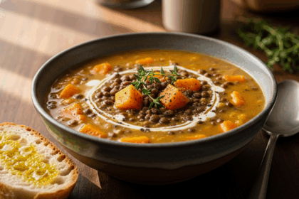 Butternut Squash Lentil Soup