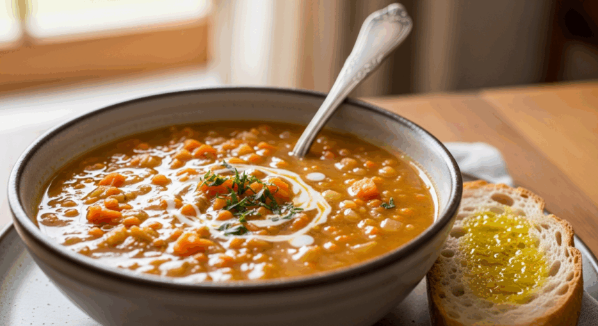 Lentil Carrot Soup