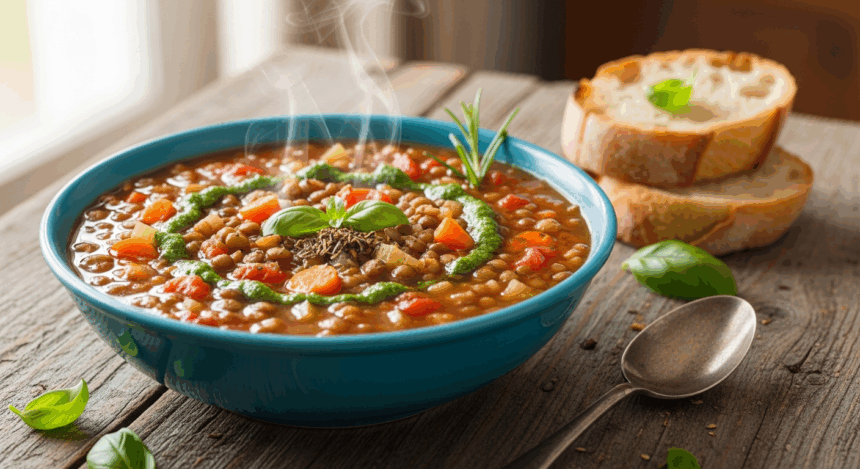 Italian Lentil Soup Recipe