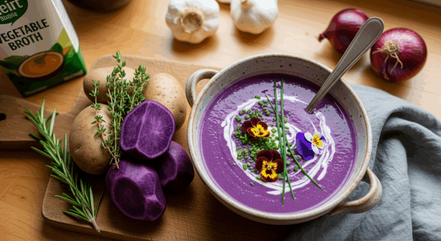 How To Make Purple Potato Soup