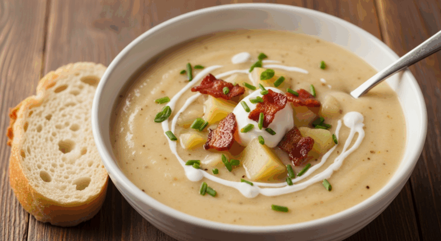 Creamy Potato Soup Dish