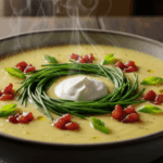 Creamy Potato Soup With Garnish