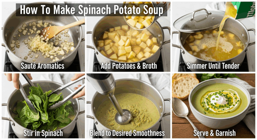 How To Make Spinach Potato Soup