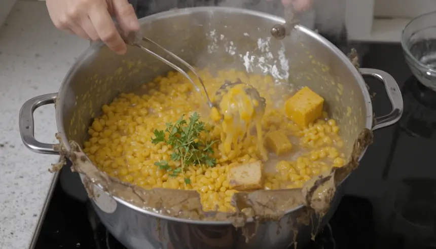 Yellow Lentil Soup Preparation