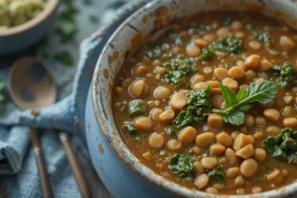 Lentil Soup With Kale And Spinach