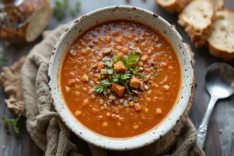 Red Lentil Soup Winter