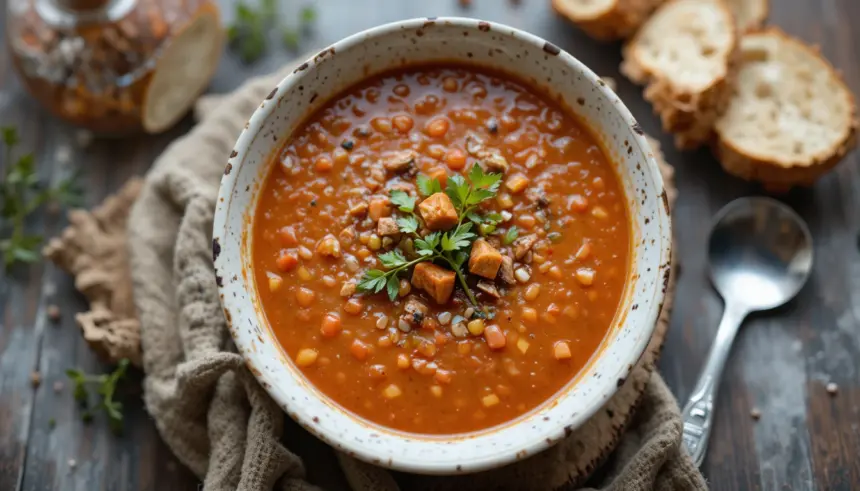 Red Lentil Soup Winter