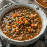 Hearty Lentil Barley Soup