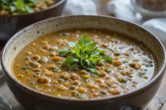 Lentil Soup With Fresh Herbs