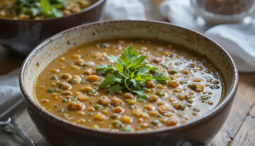 Lentil Soup With Fresh Herbs