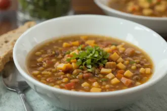 Persian Lentil Soup Recipe Vegan