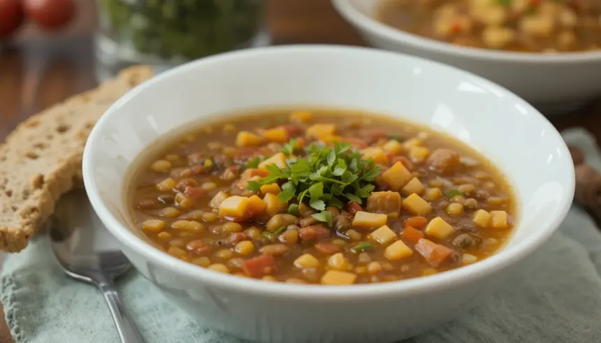 Persian Lentil Soup Recipe Vegan