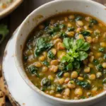 Lentil Soup With Spinach And Herbs