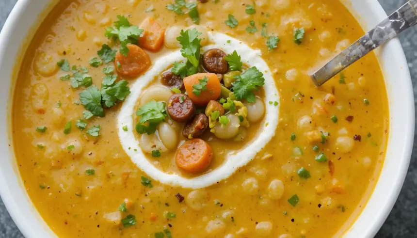 Healthy Yellow Lentil Soup