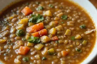 Lentil Soup With Nutritional Facts