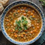 Homemade Lentil Soup Dinner
