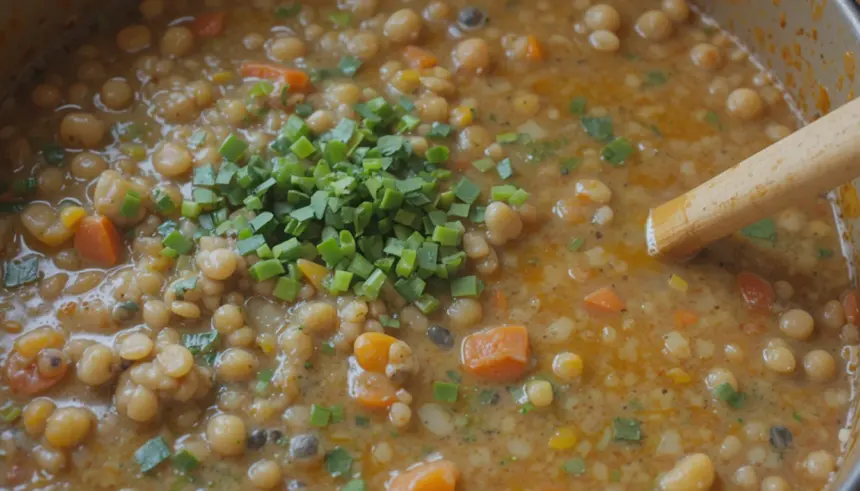 Vegetarian Lentil Soup Instructions
