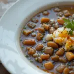 Plate Of Lentil Soup