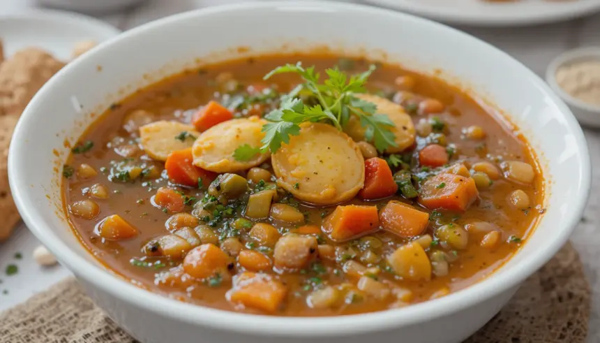 Spicy Lentil Soup With Spices