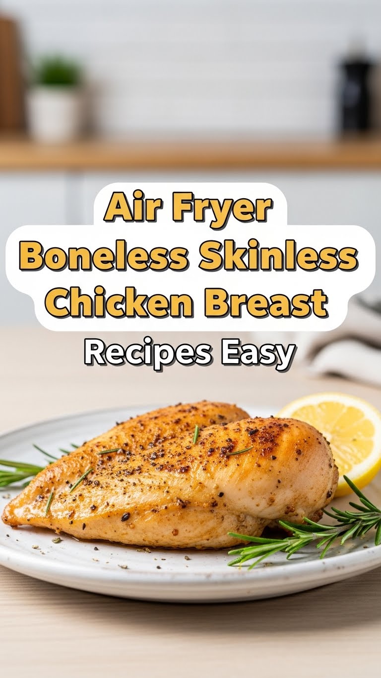 Air Fryer Boneless Skinless Chicken Breast Recipes Easy