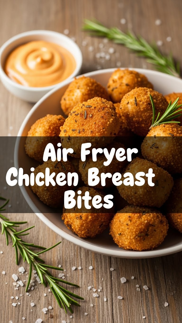 Air Fryer Chicken Breast Bites