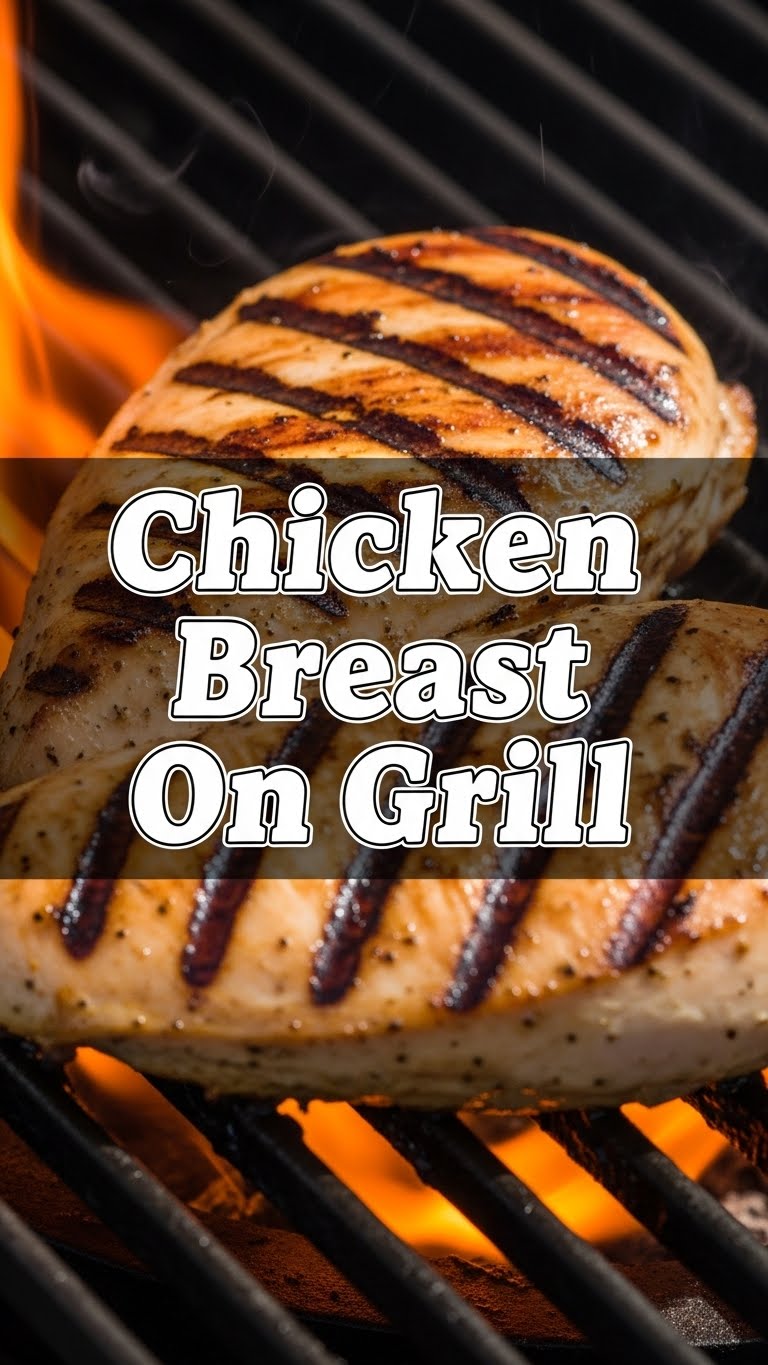 Chicken Breast On Grill