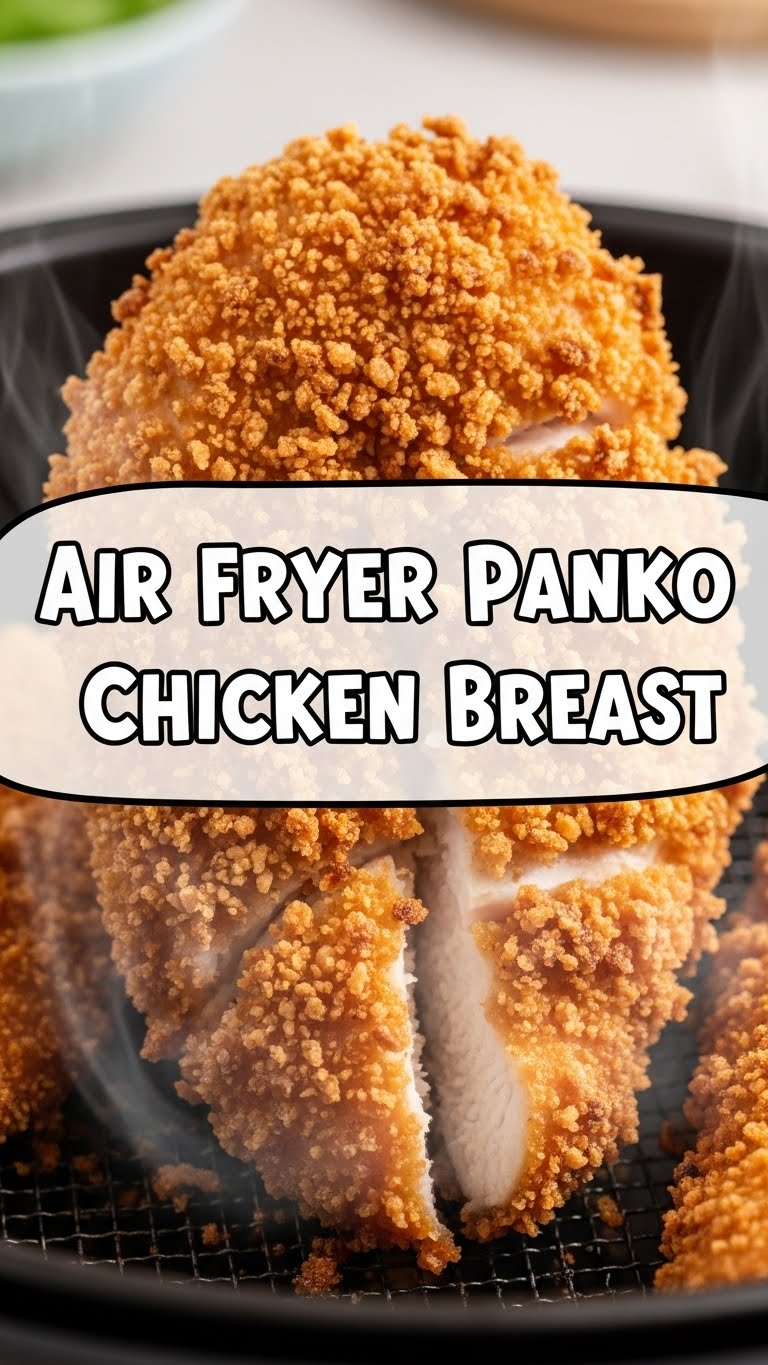 Air Fryer Panko Chicken Breast