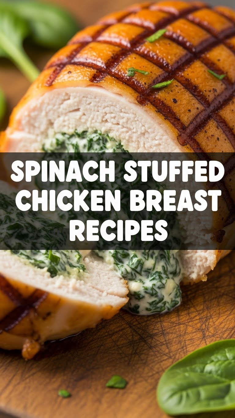 Spinach Stuffed Chicken Breast Recipes