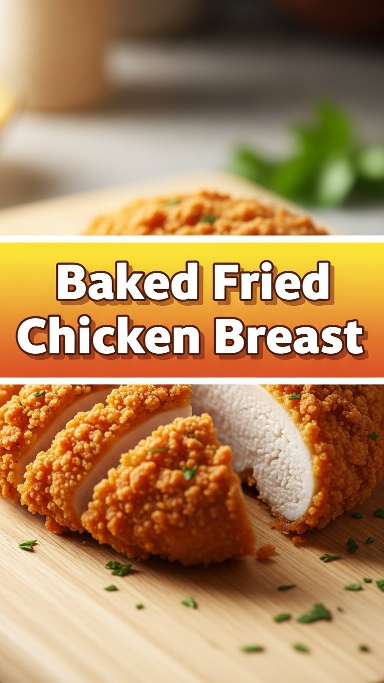 Baked Fried Chicken Breast